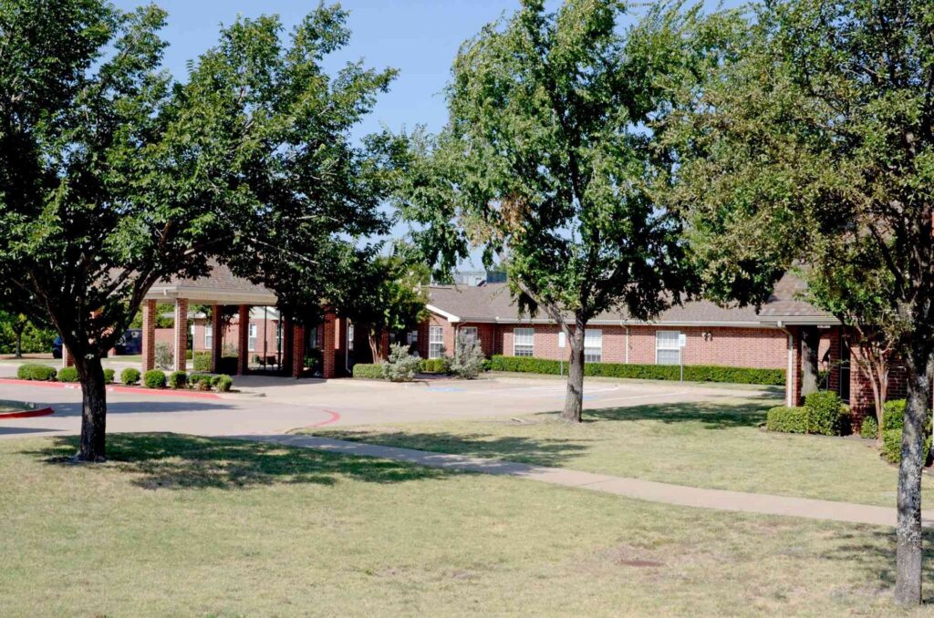 Relaxing Outdoor Walking Area for Older Adults in Allen, TX