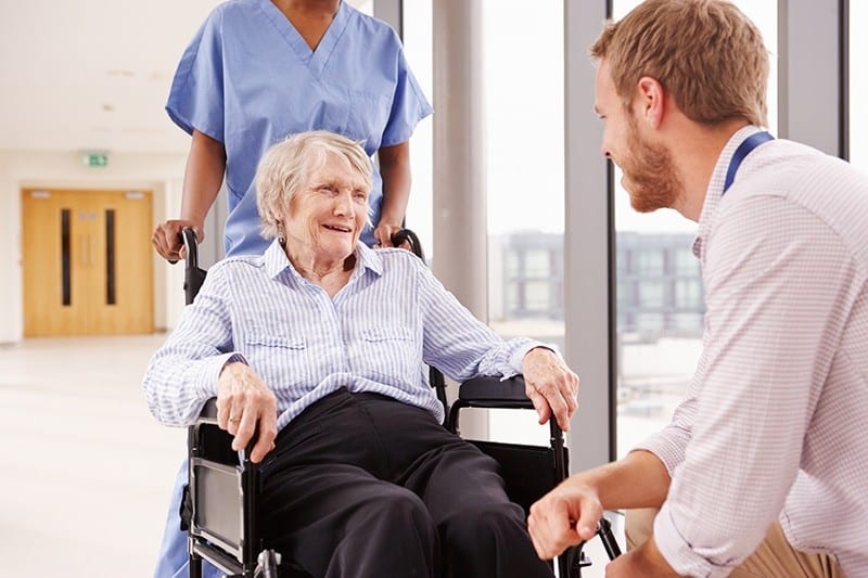 Skilled Physician Providing Comfort and Care to an Older Adult in Allen, TX